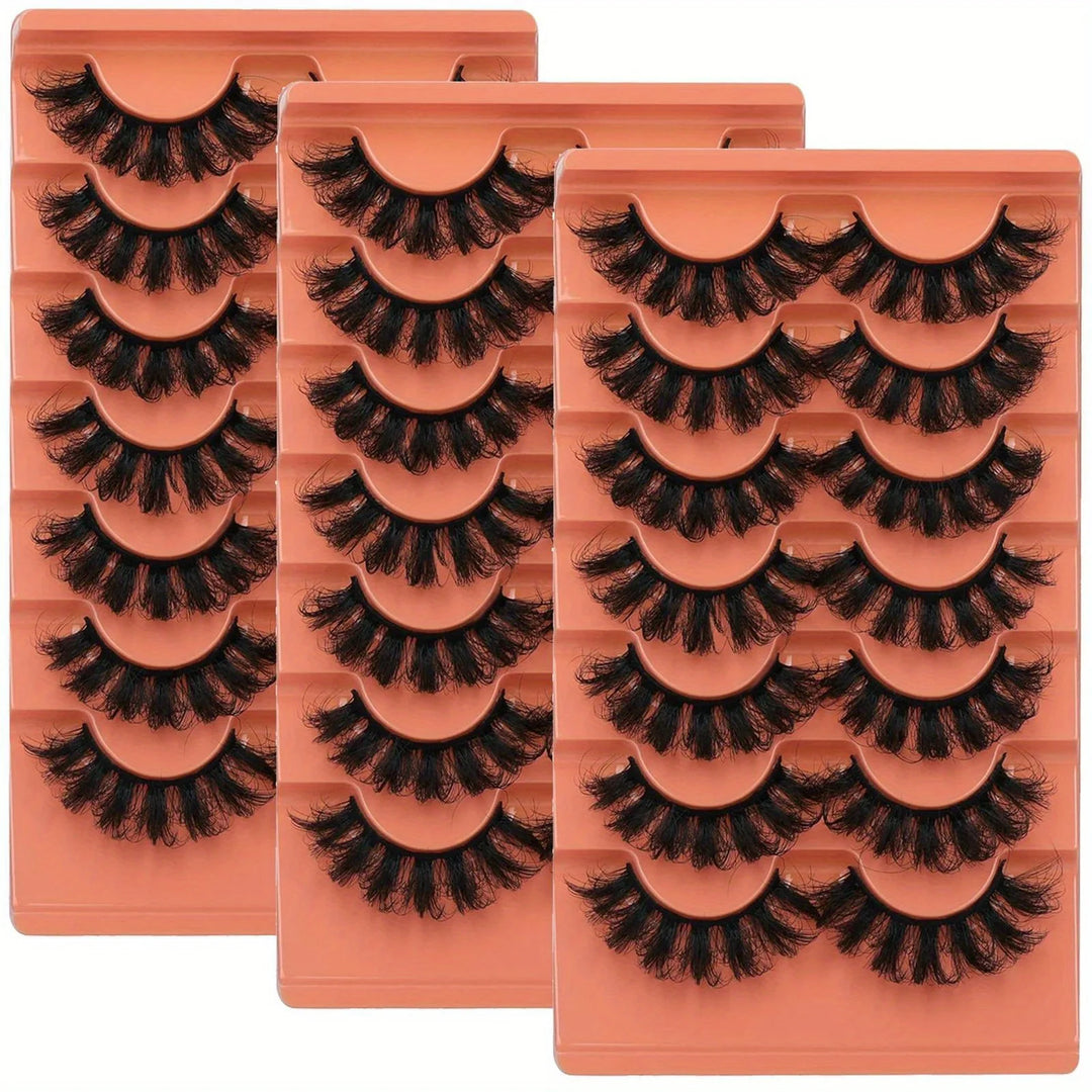 8D Fluffy Wispy Lashes – 21 Pairs