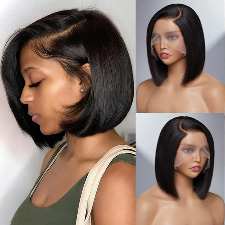 13x4 HD Lace Straight Bob Wig - JoySky Hair