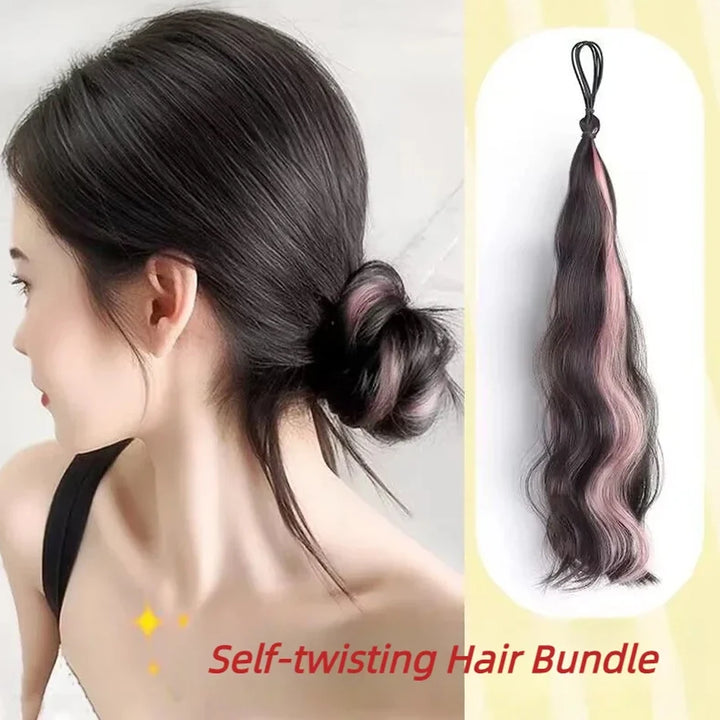 Curly Hair Bun Extension – Volumizing Hair Piece - JoySky Hair