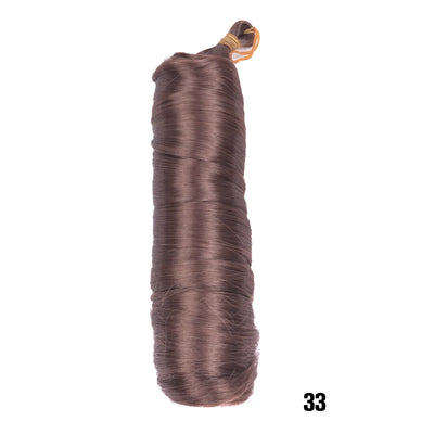 French Curls Braiding Hair Extensions Synthetic Hair Loose Wave Spiral Curl Braids High Temperature Ombre Pre Stretched Hair