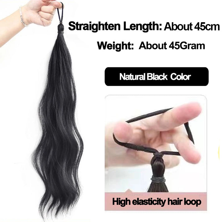 Long Wavy Ponytail Hair Extension - JoySky Hair
