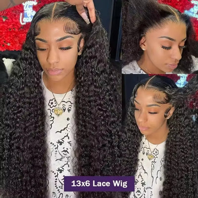 Local Hits In Local Shipping 13x6 Curly Human Hair Wigs 100% Malaysia Human Hair Content Lace Wigs On Clearance Sale Items For Women
