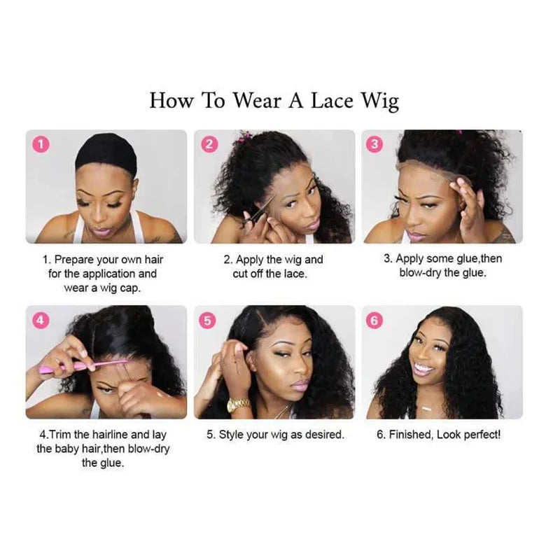 Straight Pixie Bob 13x4 Lace Front Human Hair Wig